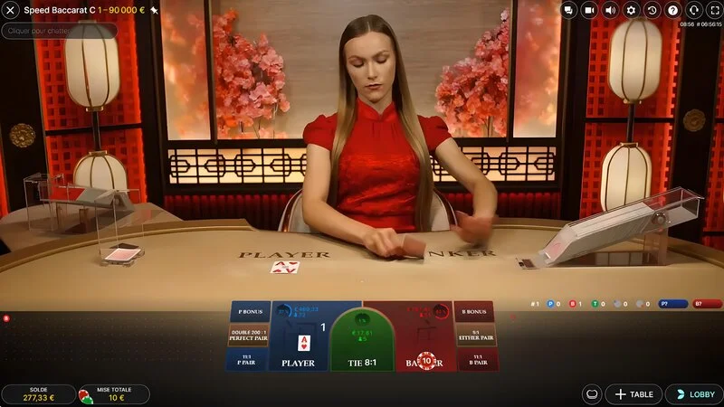 Speed Baccarat Evolution Live