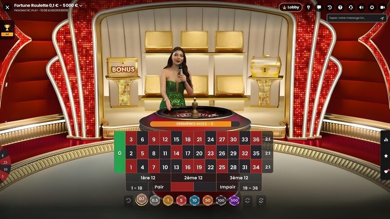 Fortune Roulette Pragmatic Play Live with dealer