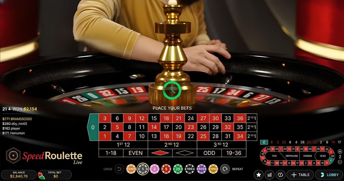 Speed Roulette with croup